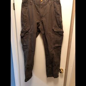 Carhartt work pants brown